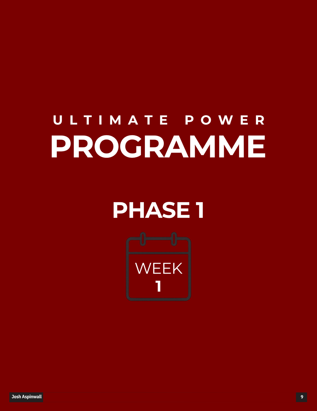 Ultimate Power - 10 Week Programme