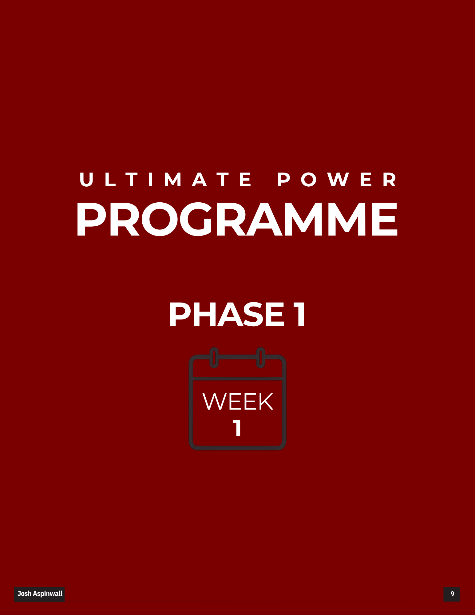 Ultimate Power - 10 Week Programme